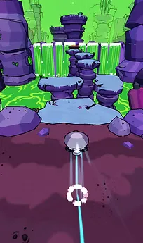 Doodle Jump Space Chase level layout, scene 1A